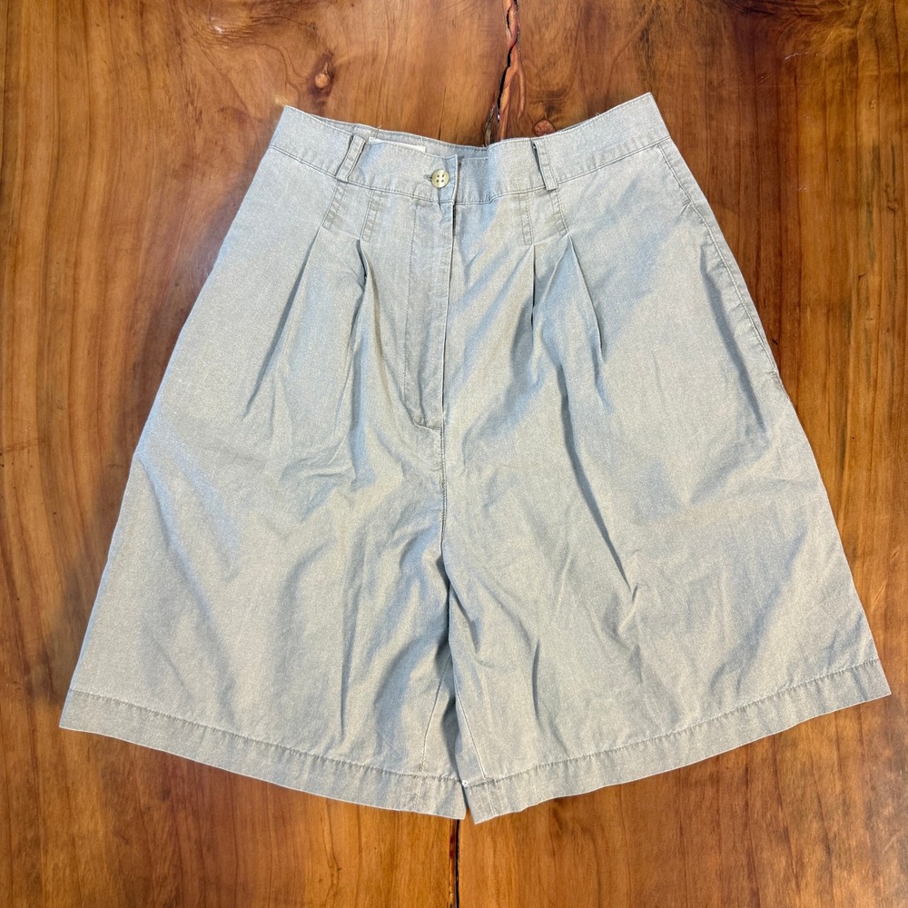 Vintage Banana Republic Shorts Women's 8 Cotton Chino Pleated Safari 90s M11